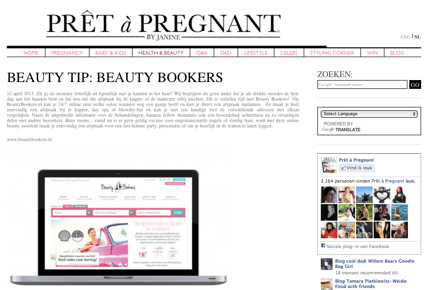 Pret a Pragnant by Janine tipt BeautyBookers
